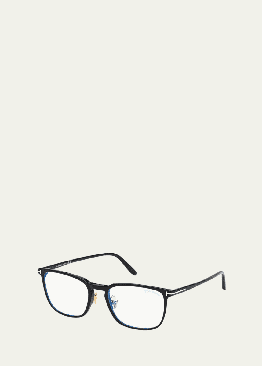 TOM FORD Blue Block Square Plastic Optical Glasses