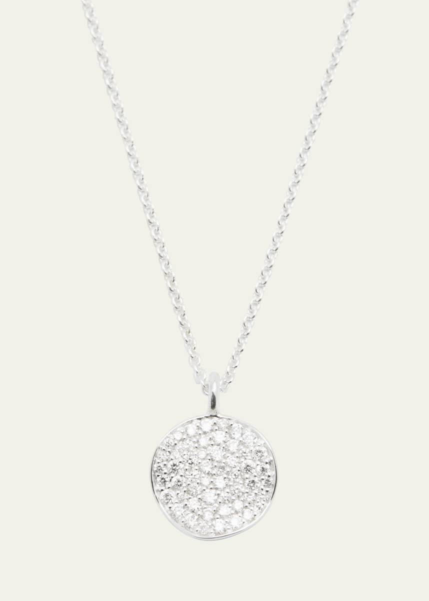 Ippolita Small Flower Pendant Necklace in Sterling Silver with Diamonds