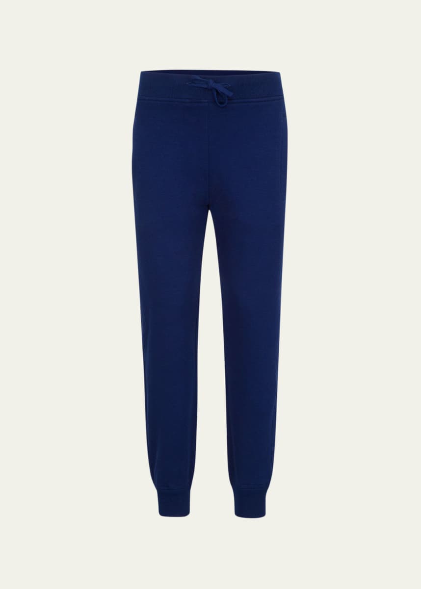 Stefano Ricci Boy's Solid Stretch Cotton Jogger Pants, Size 4-14