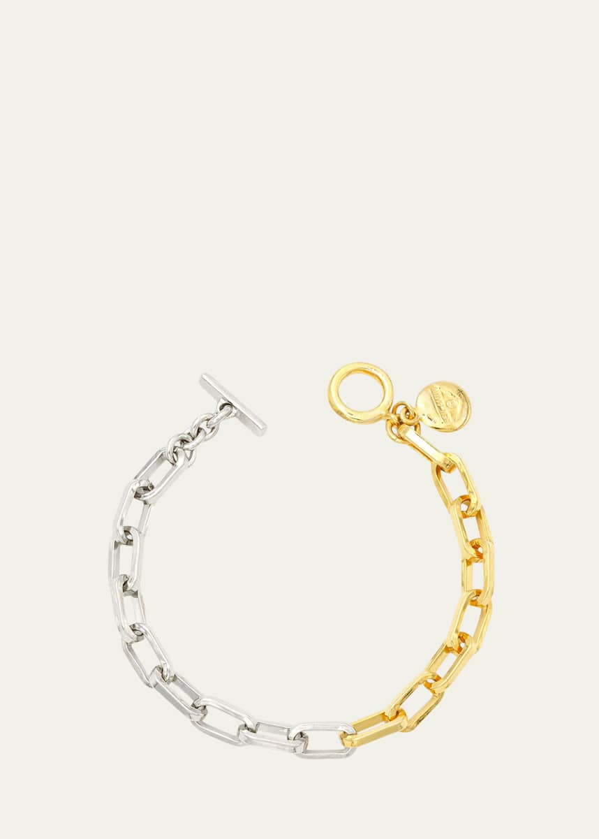 Ben-Amun Two-Tone Link Bracelet, Gold/Silver