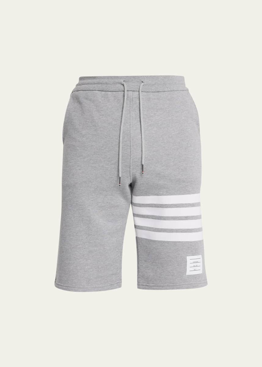 Thom Browne Men's 4-Bar Basic Terry Sweat Shorts