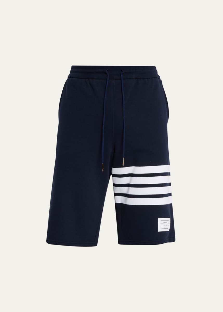 Thom Browne Men's 4-Bar Basic Terry Sweat Shorts