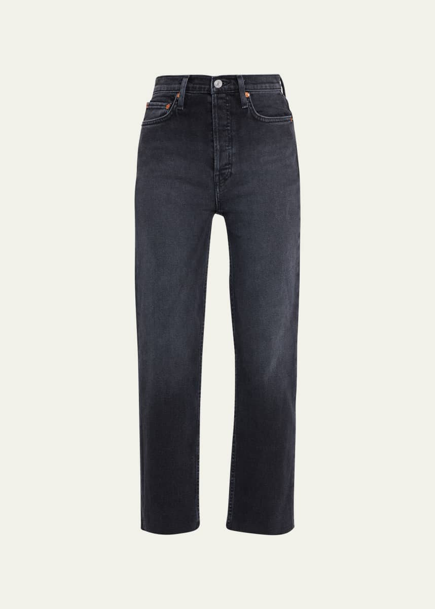 RE/DONE 70s Stovepipe Distressed Jeans
