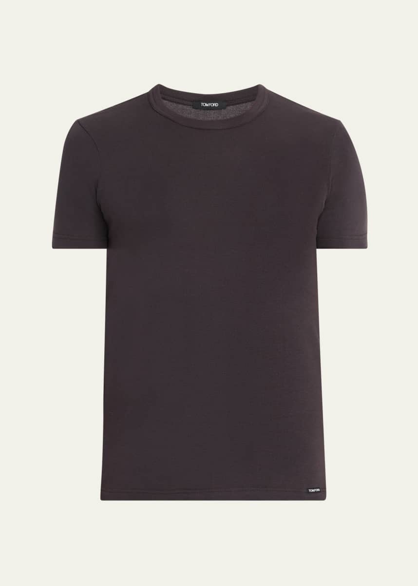 TOM FORD Men's Solid Stretch Jersey T-Shirt