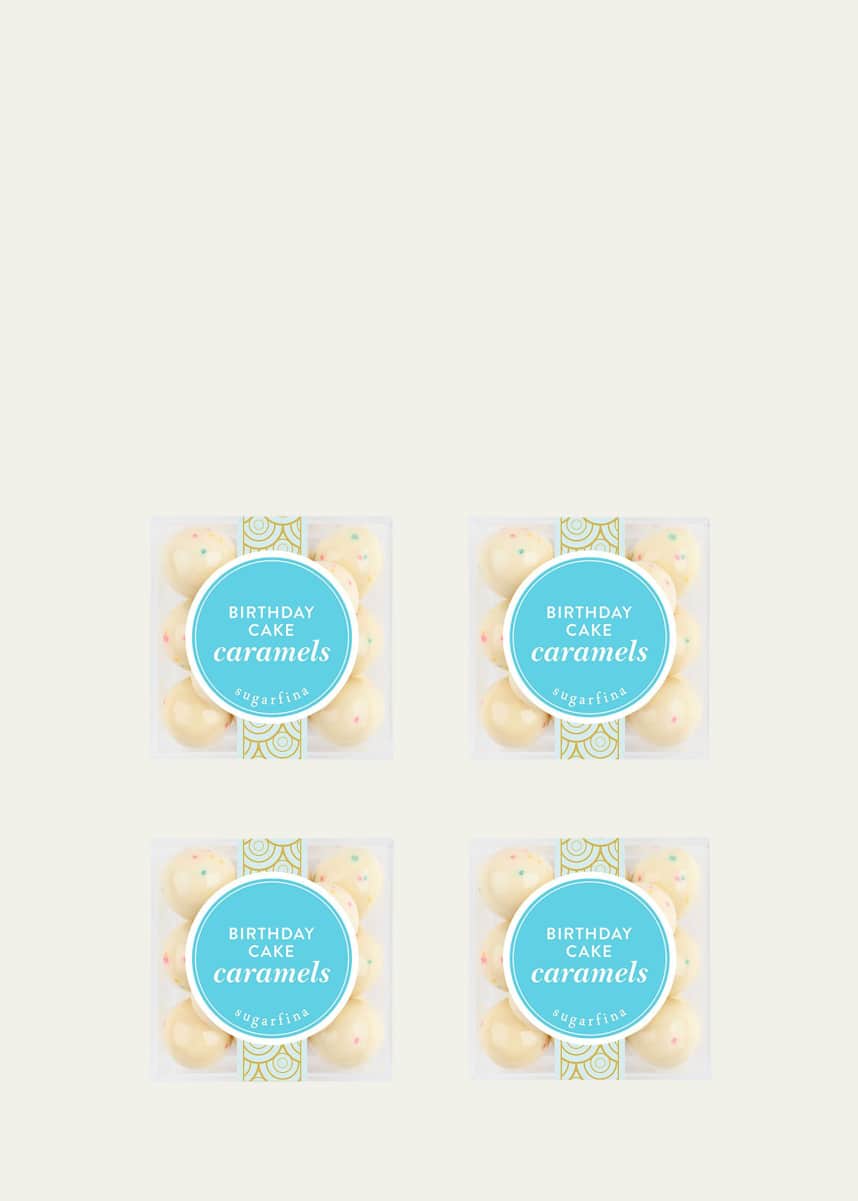 Sugarfina Birthday Cake Caramels, Small Cube 4-Piece Kit