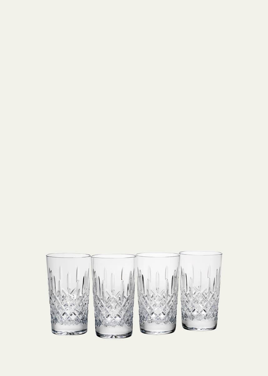 Reed & Barton Hamilton Crystal 4-Piece Highball Glass Set