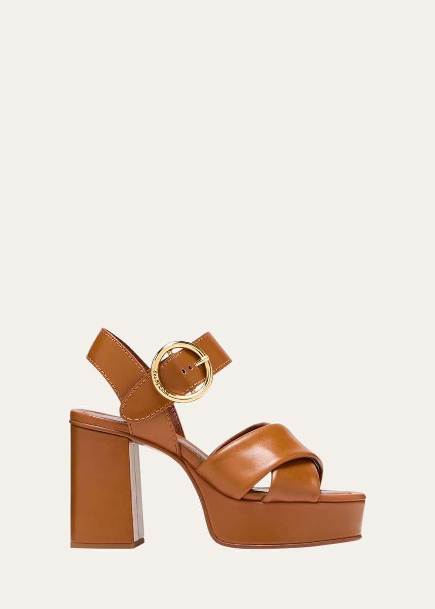 See by Chloe Lyna 70mm Crisscross Platform Sandals