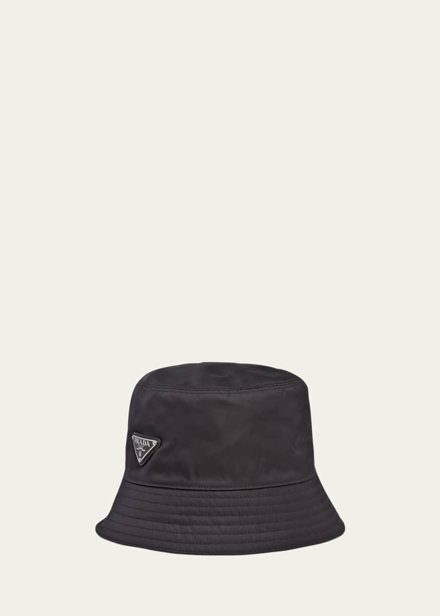 Prada Men's Nylon Bucket Hat