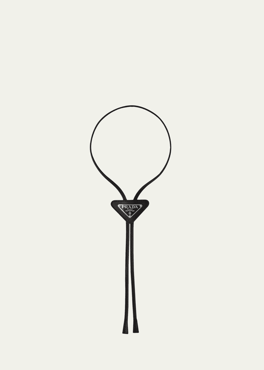 Prada Men's Saffiano Bolo Tie