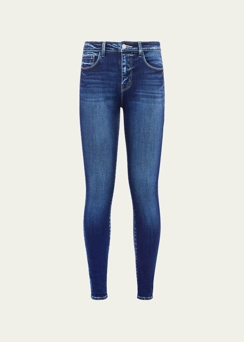 L'Agence Marjorie Mid-Rise Slouch Slim Straight Jeans