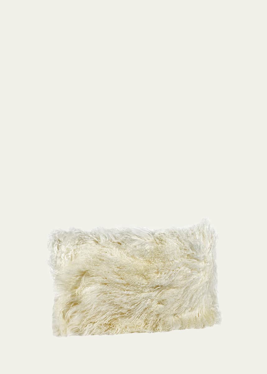 Interlude Home Tibetan Lamb Bolster Pillow