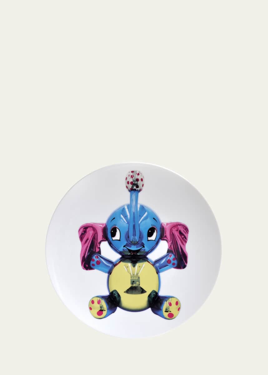Jeff Koons X Bernardaud Elephant Commemorative Plate