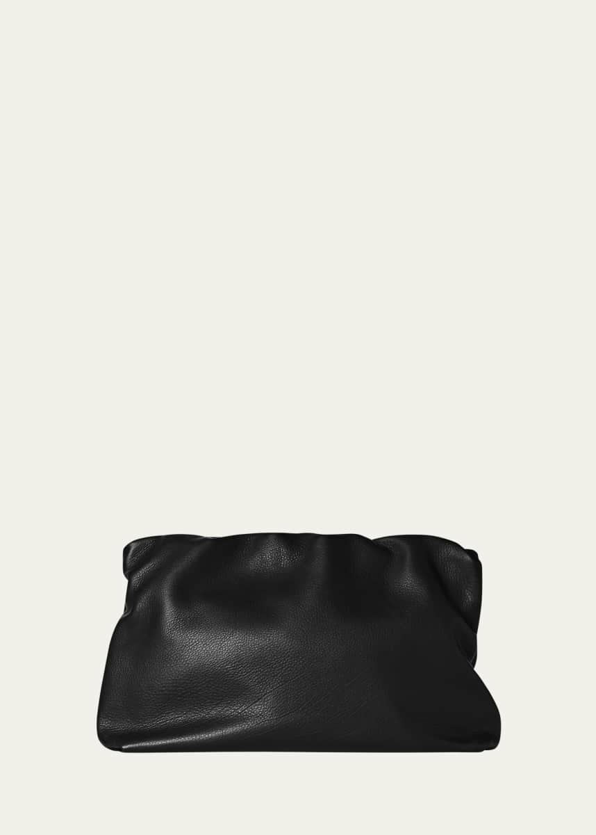 THE ROW Bourse Small Clutch in Small Grained Calfskin
