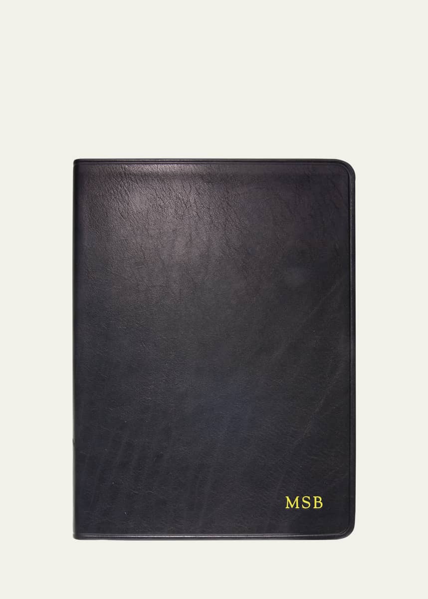 Graphic Image Lined Soft Cover Leather Journal, 9"