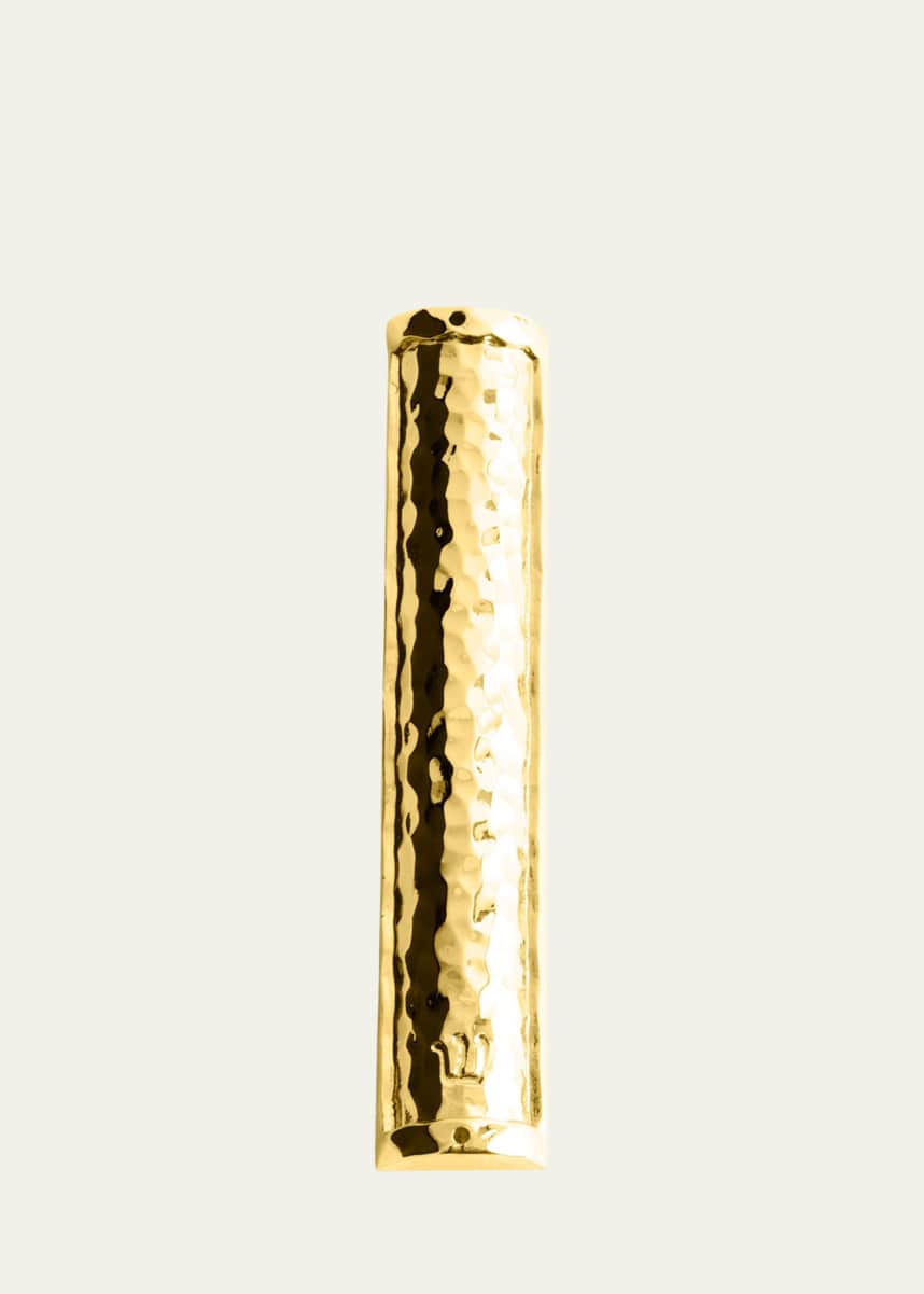 Michael Aram Hammertone Mezuzah, Gold