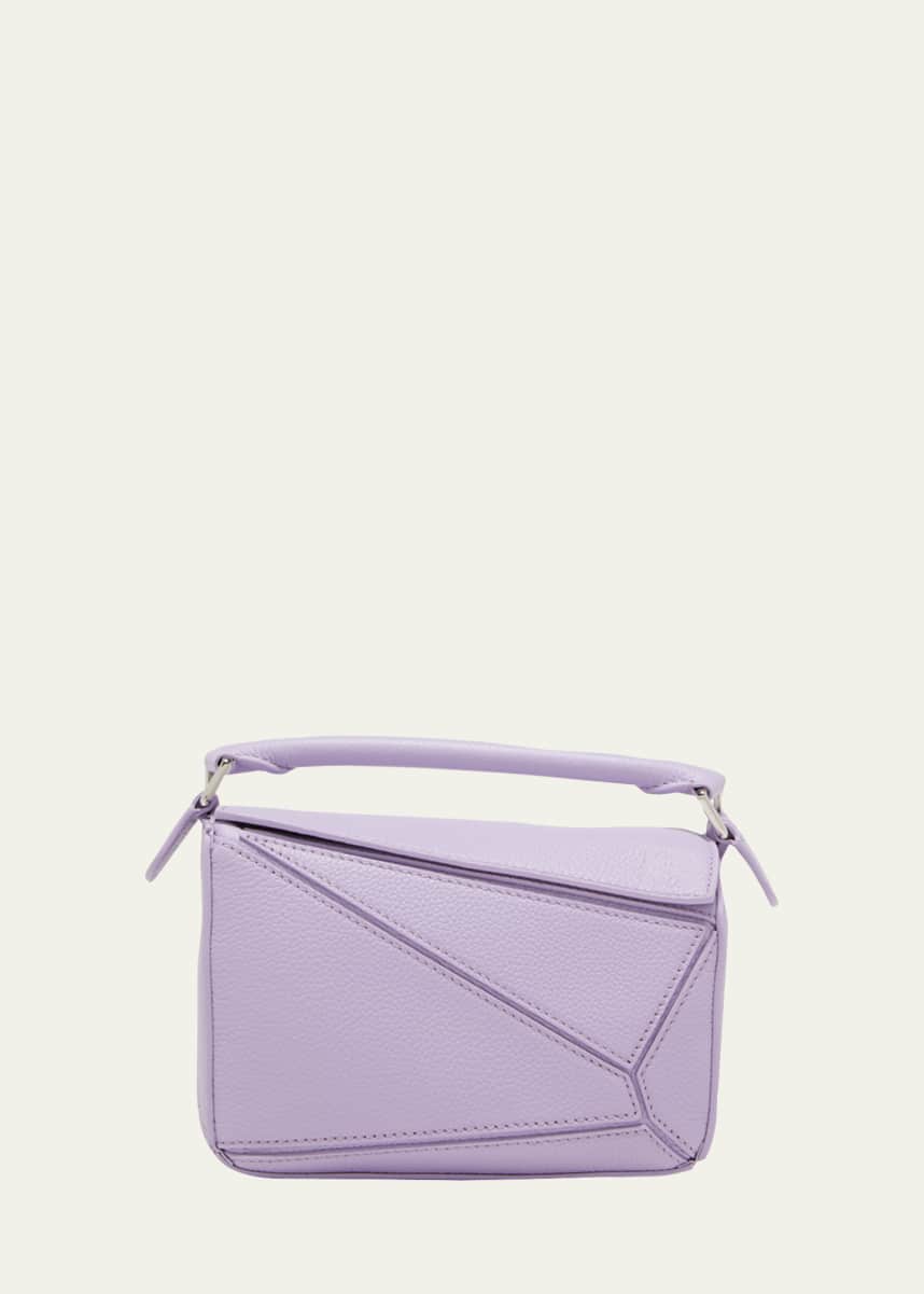 Loewe Puzzle Mini Top-Handle Bag in Grained Leather
