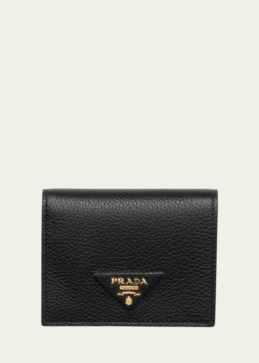 Prada Small Leather Bifold Wallet