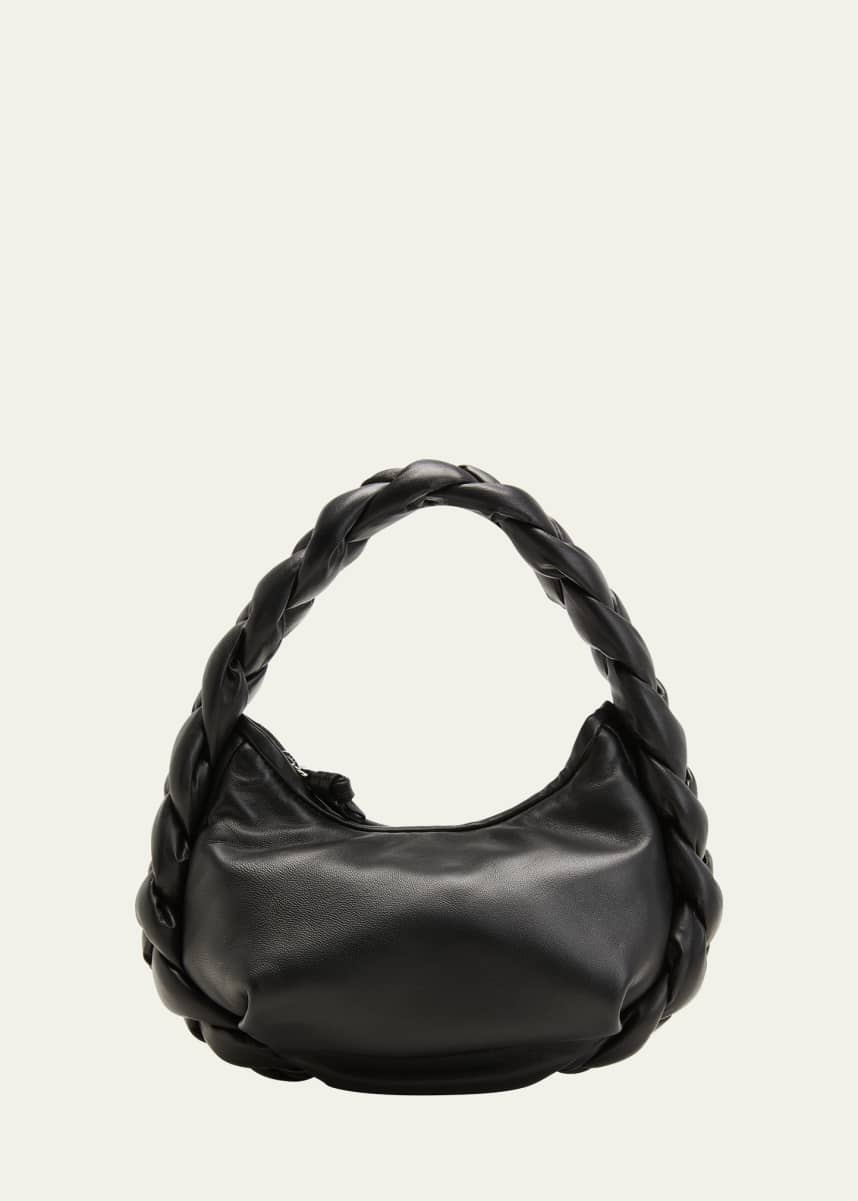 HEREU Molina Mini Pleated Leather Bucket Bag - Bergdorf Goodman