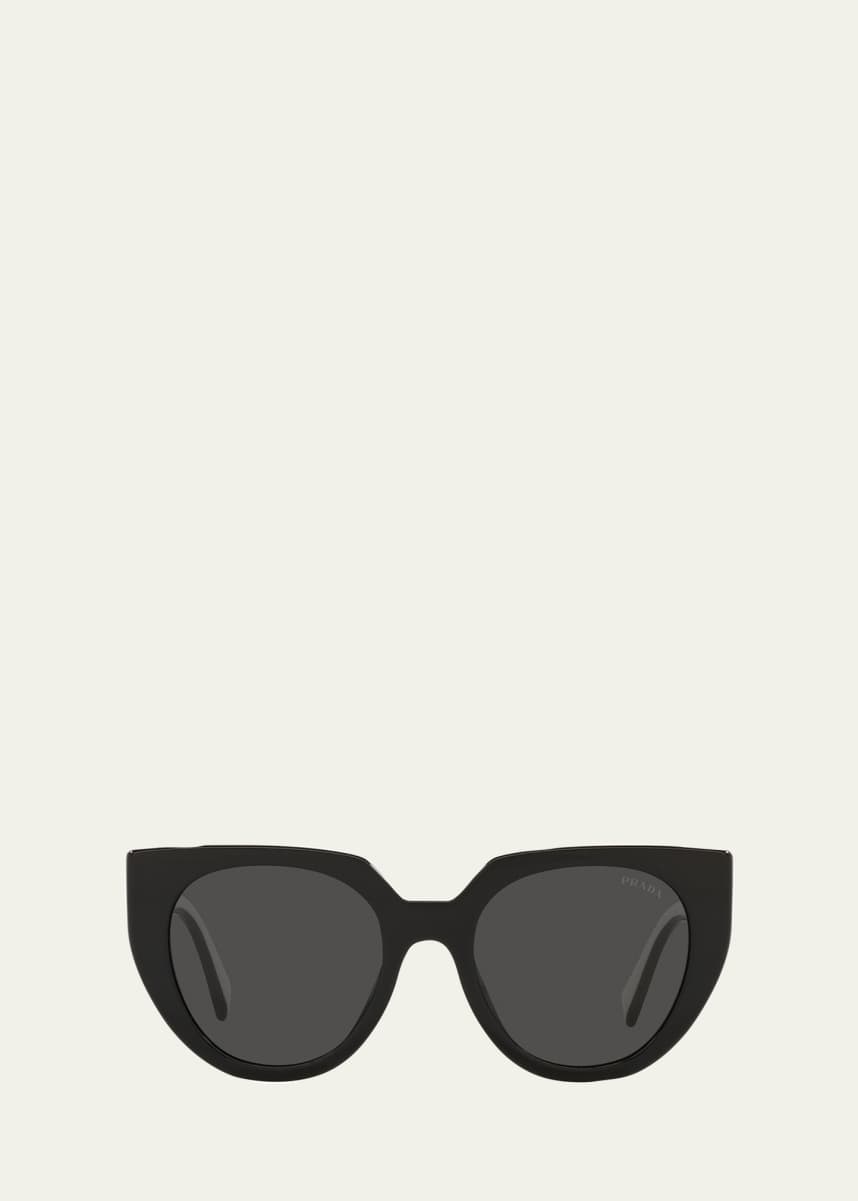 Prada Two-Tone Acetate Cat-Eye Sunglasses