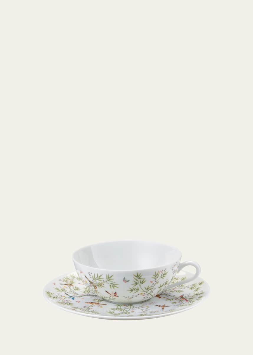 Raynaud Paradise White Tea Cup & Saucer Set