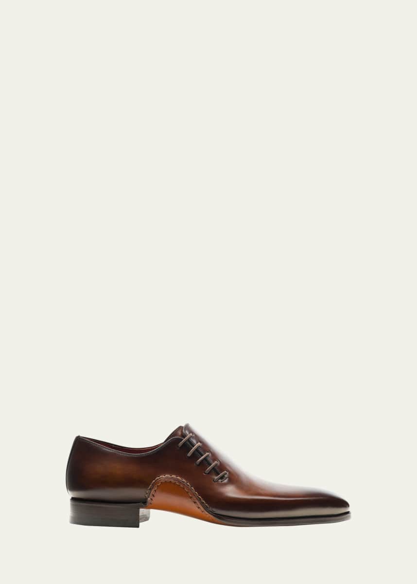 Magnanni Men's Abrahan Whole-Cut Leather Oxfords