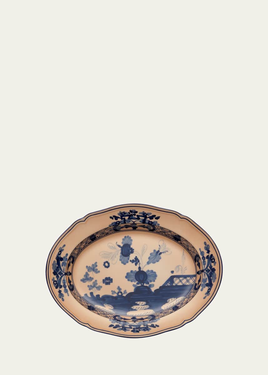 GINORI 1735 Oriente Italiano Cipria Oval Platter
