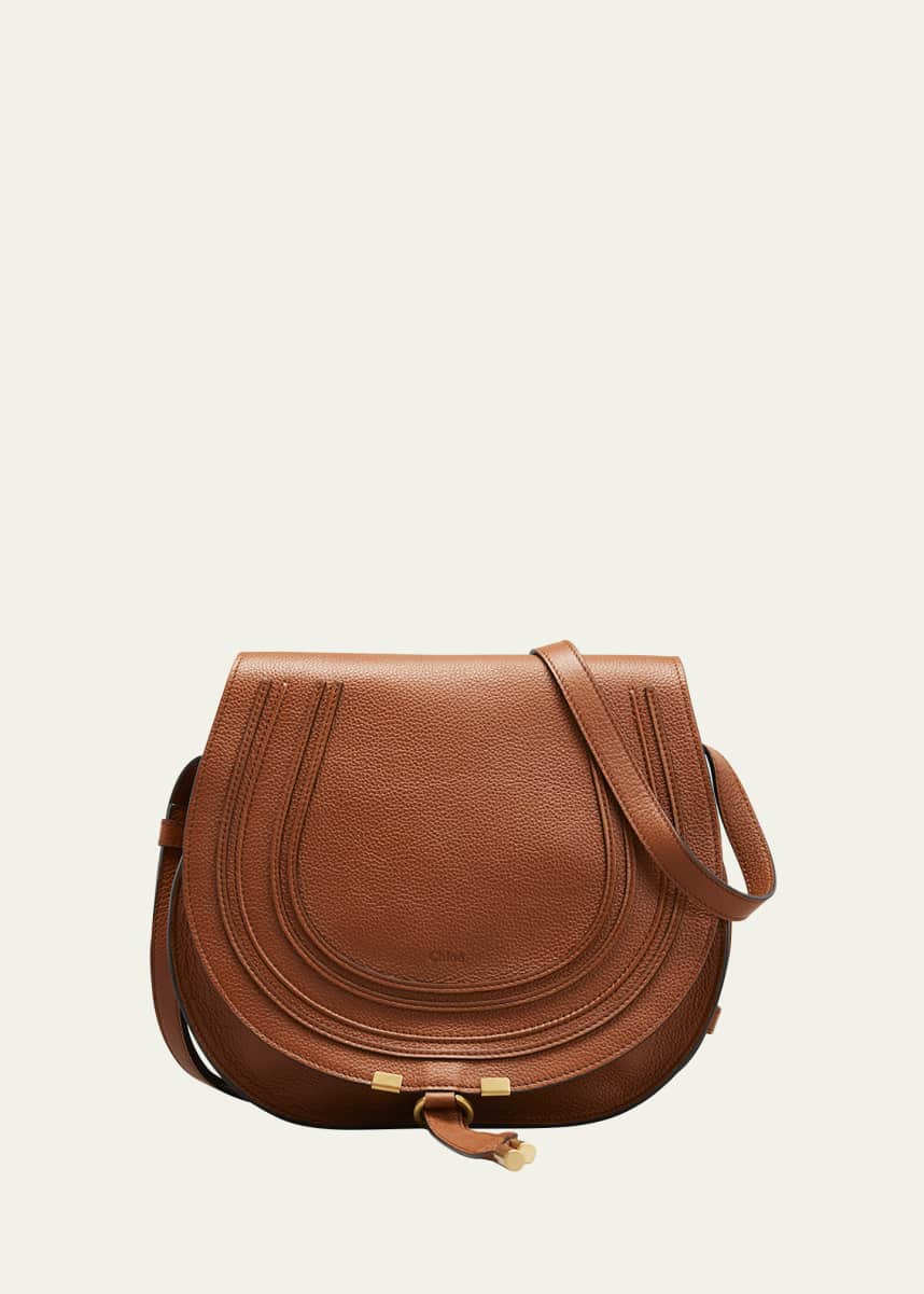 Chloe Marcie Medium Crossbody Bag in Grained Leather