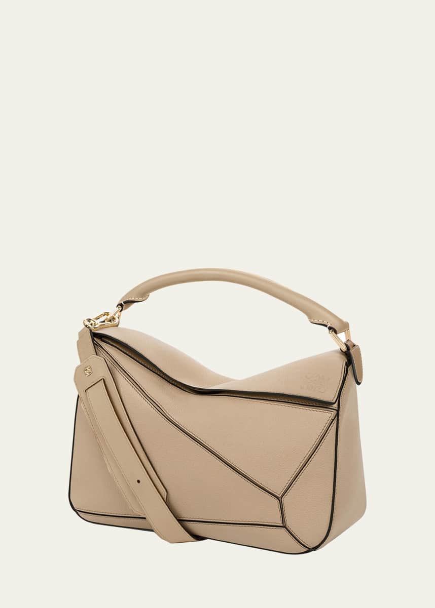 Loewe Puzzle Top-Handle Bag in Soft Grained Leather