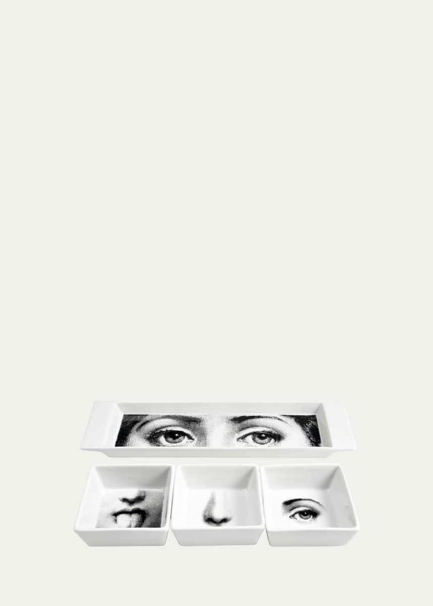 Fornasetti I Sensi Appetizer Tray Set