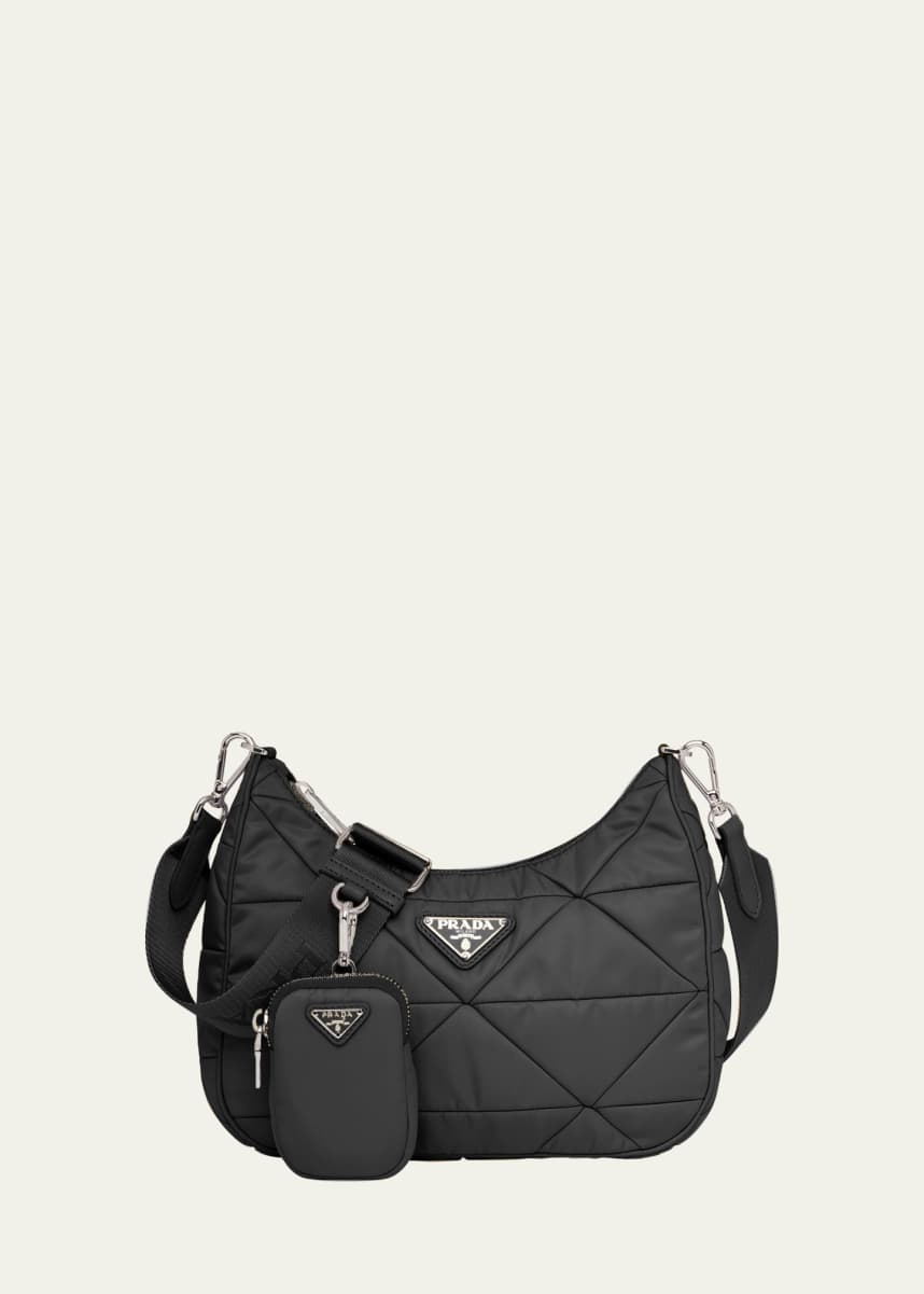 Prada Triangle Quilted Shoulder Bag