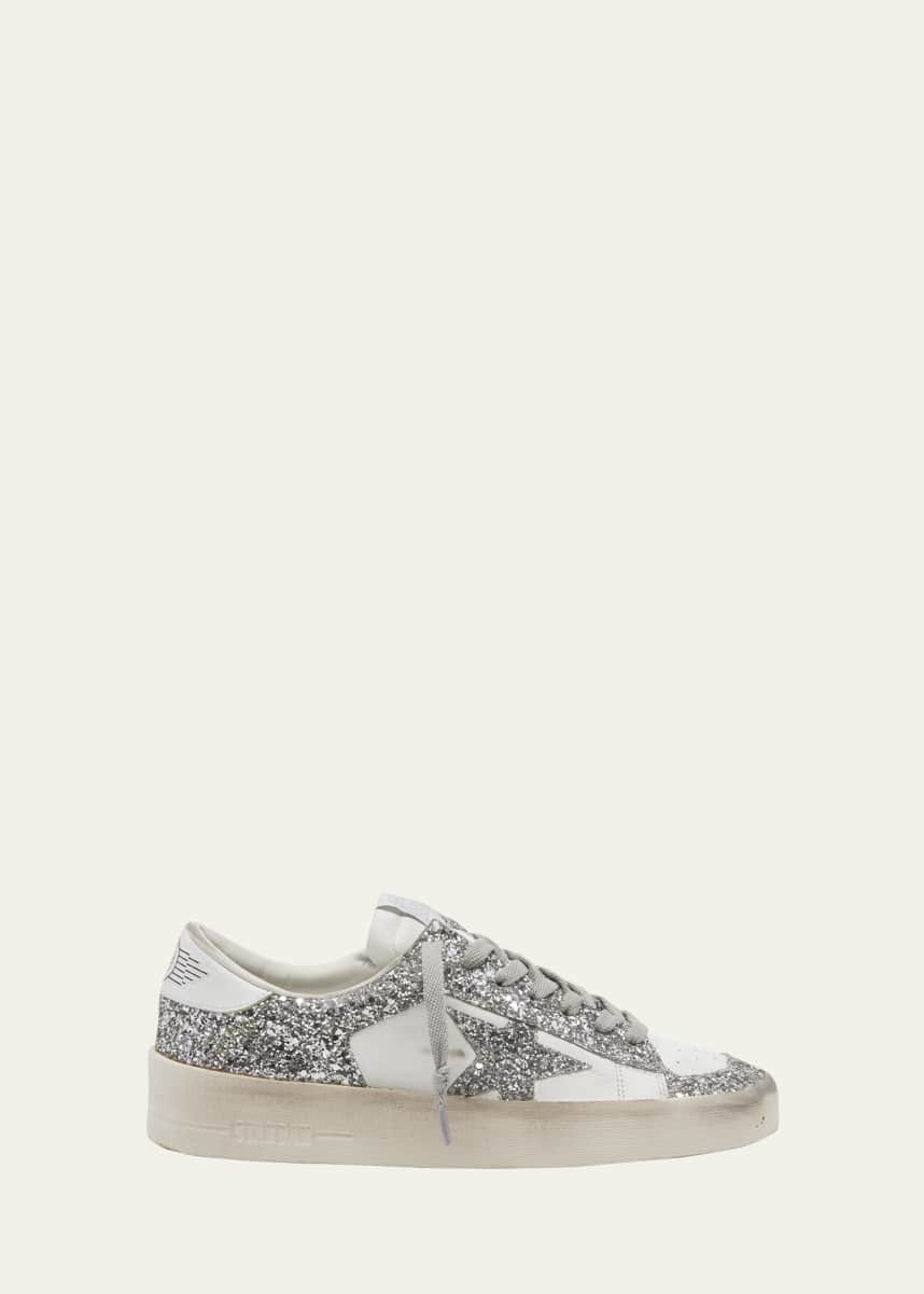 Golden Goose Stardan Glitter Low-Top Sneakers