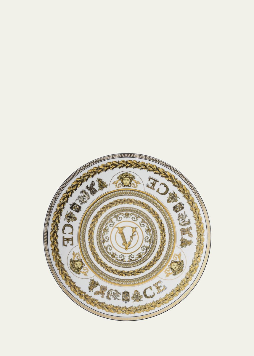 Versace Virtus Gala White Service Plate