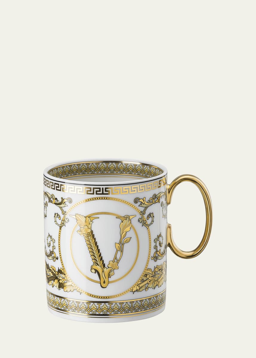Versace Virtus Gala White Mug With Handle