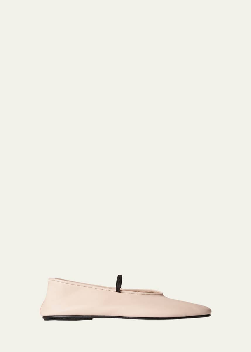 THE ROW Lambskin Band Ballerina Flats