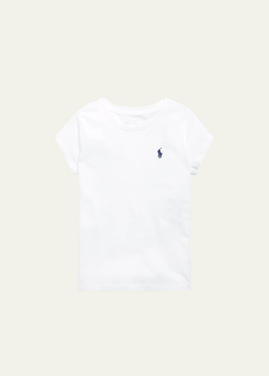 Ralph Lauren Childrenswear Girl's Logo Embroidered T-Shirt, Size S-XL