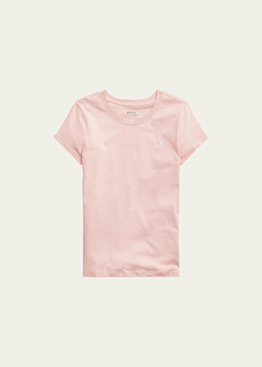 Ralph Lauren Childrenswear Girl's Logo Embroidered T-Shirt, Size S-XL