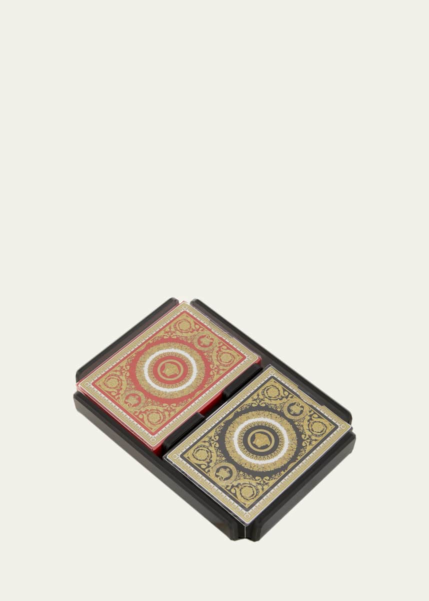 Versace Playing Card Decks, Set of 2
