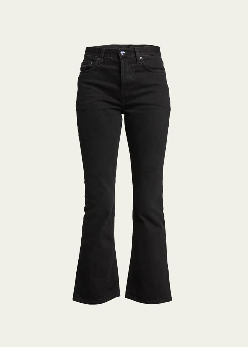 Alaiah Crossover V-Waist Pull On Flare Jeans