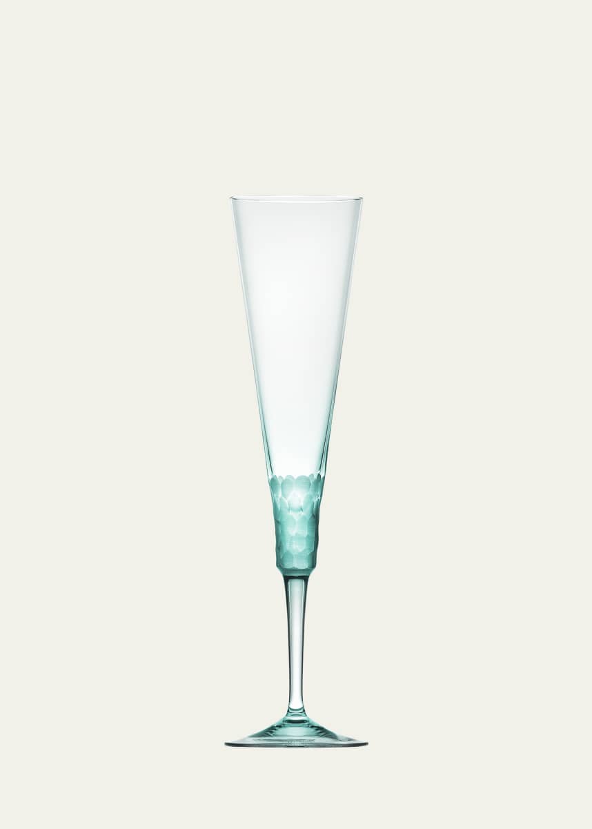 Moser Pebbles Champagne Flute