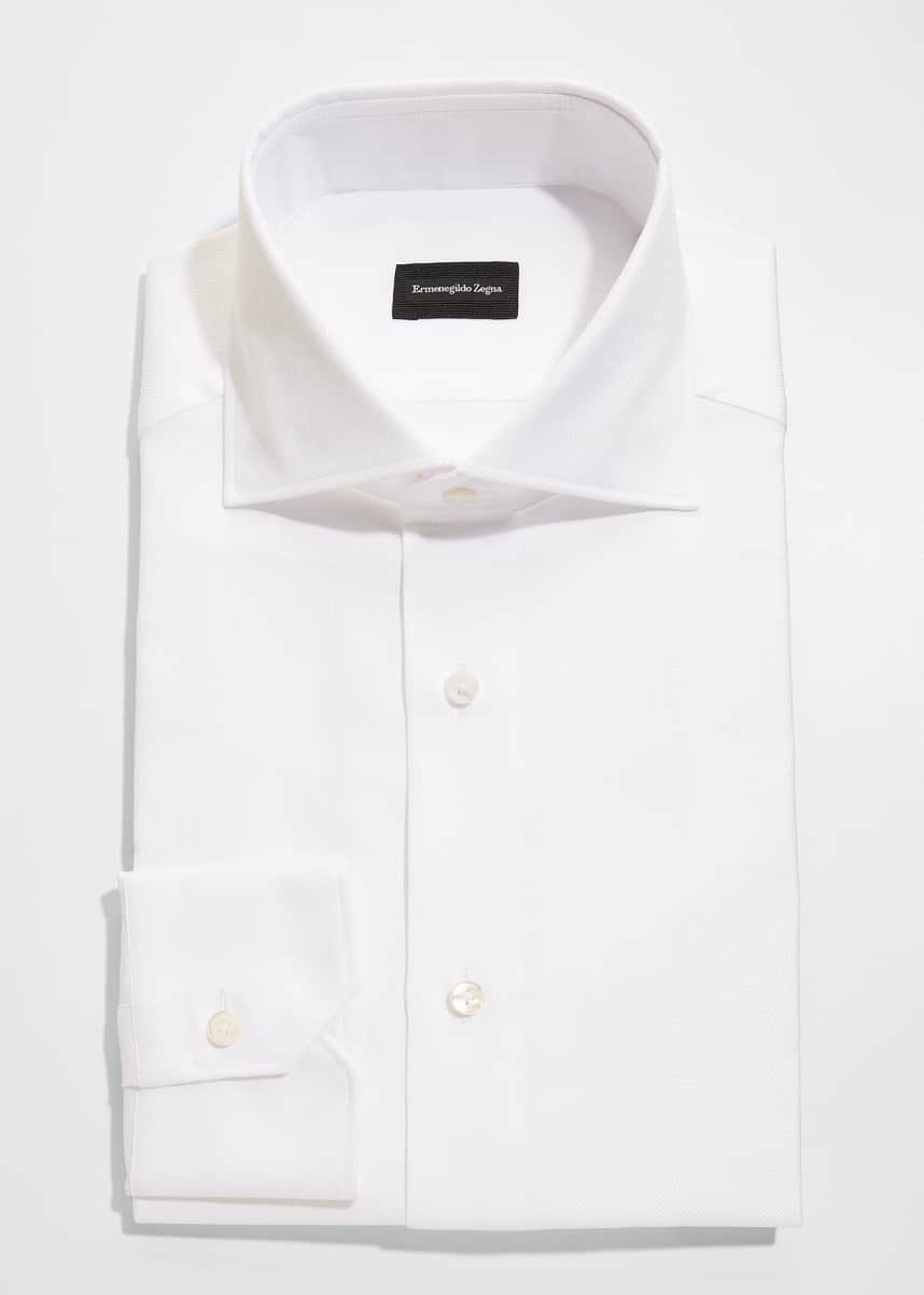 ZEGNA Men's Oxford Dress Shirt