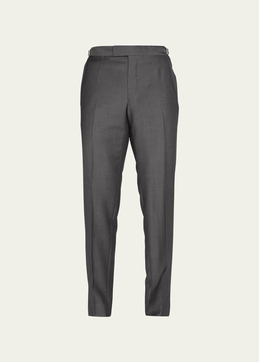ZEGNA Men's ACHILLFARM Wool-Mohair Dress Pants