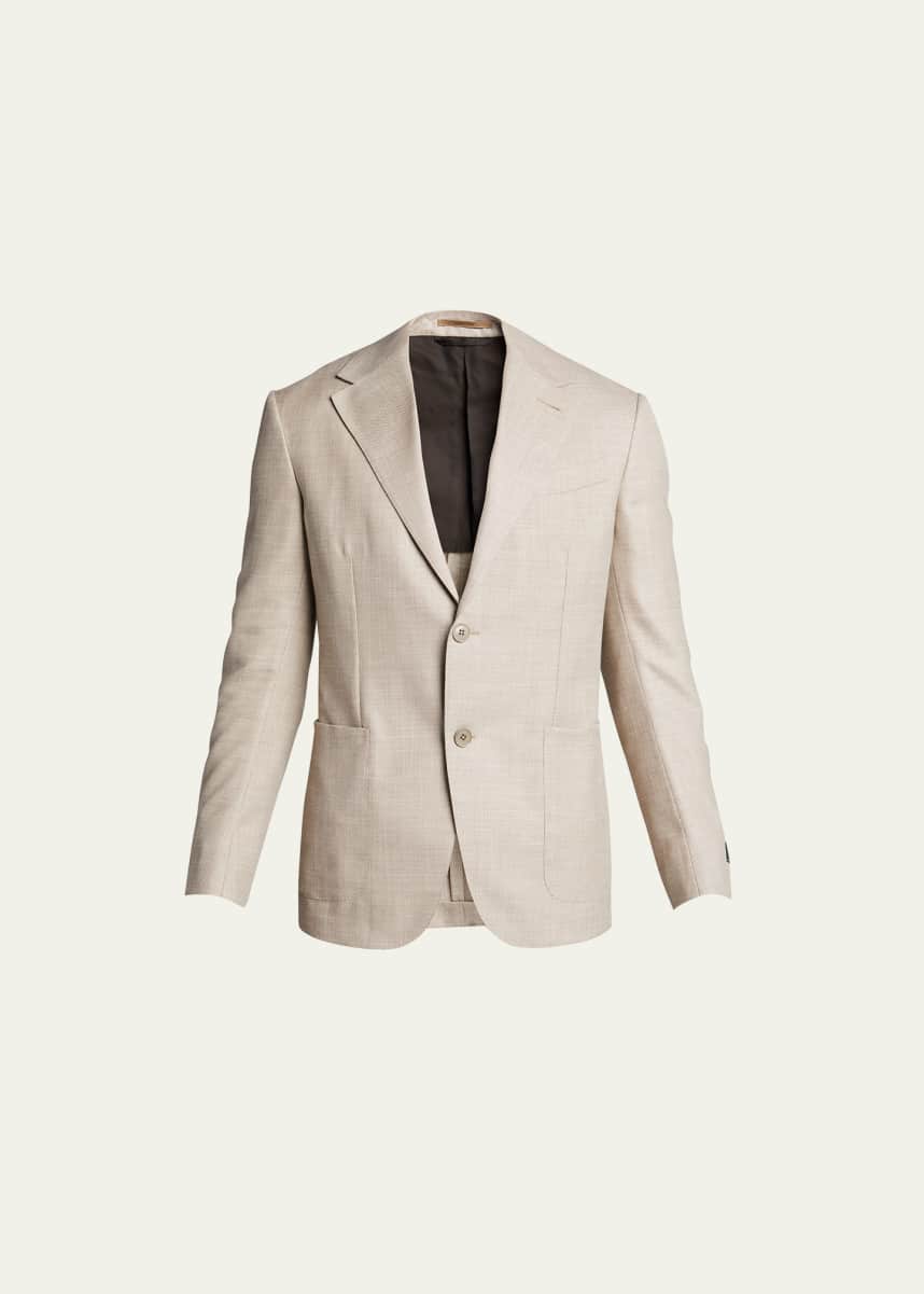 ZEGNA Men's Basketweave Blazer