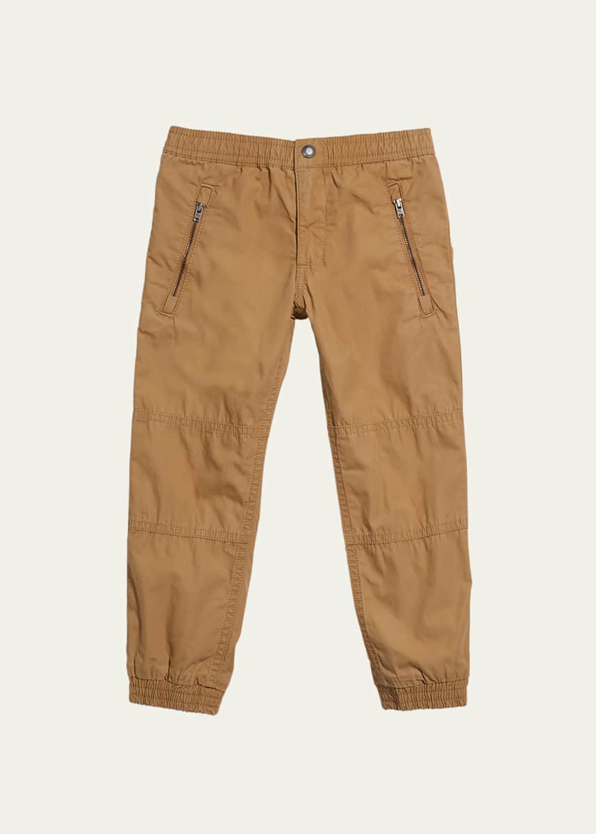 Ralph Lauren Childrenswear Boy's Poplin Jogger Pants, Size 2-6