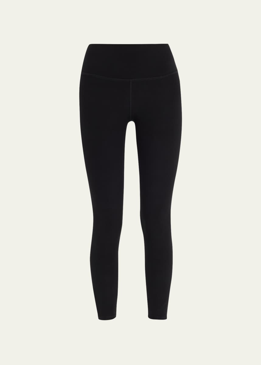 Alo Yoga High-Waist Pinstripe Zip-It Flare Leggings - Bergdorf Goodman