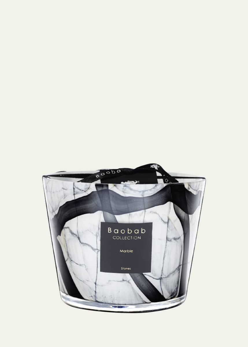 Baobab Collection Max 10 Stones Marble Scented Candle