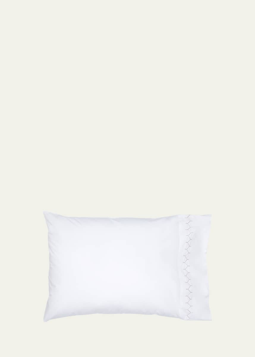 John Robshaw Stitched 300 Thread Count Pillowcases Set of 2, King
