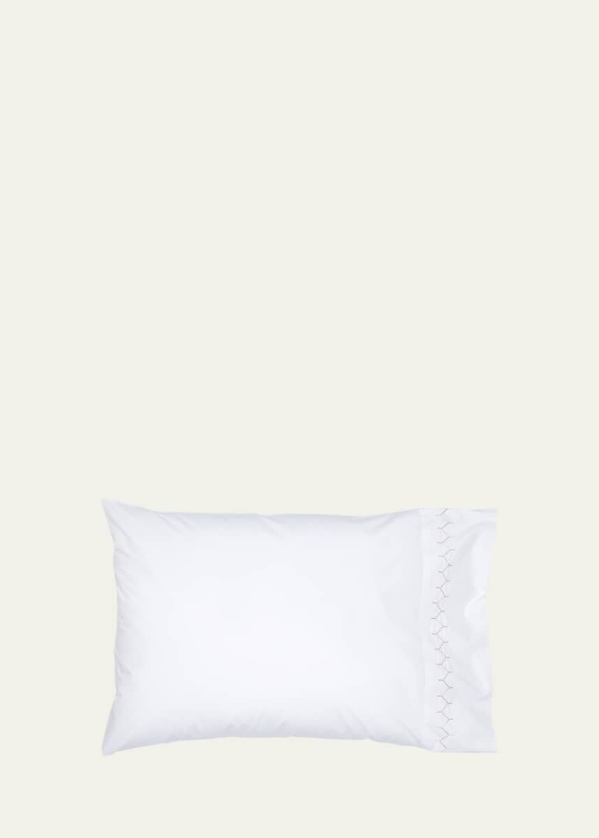 John Robshaw Stitched 300 Thread Count Pillowcases Set of 2, Standard
