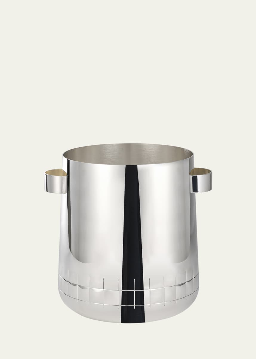 Christofle Graphik Silver-Plated Champagne Cooler