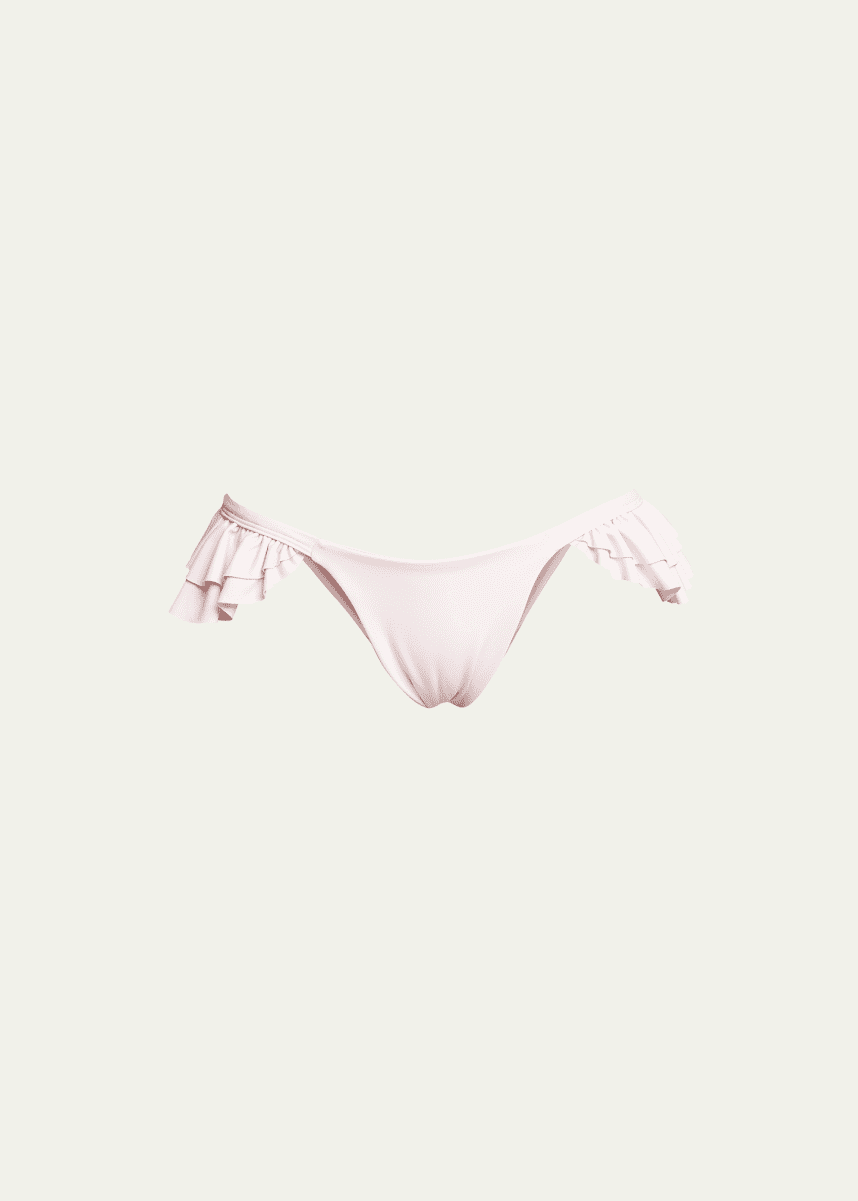 Port de Bras Caiman Cheeky Ruffle Bikini Bottoms