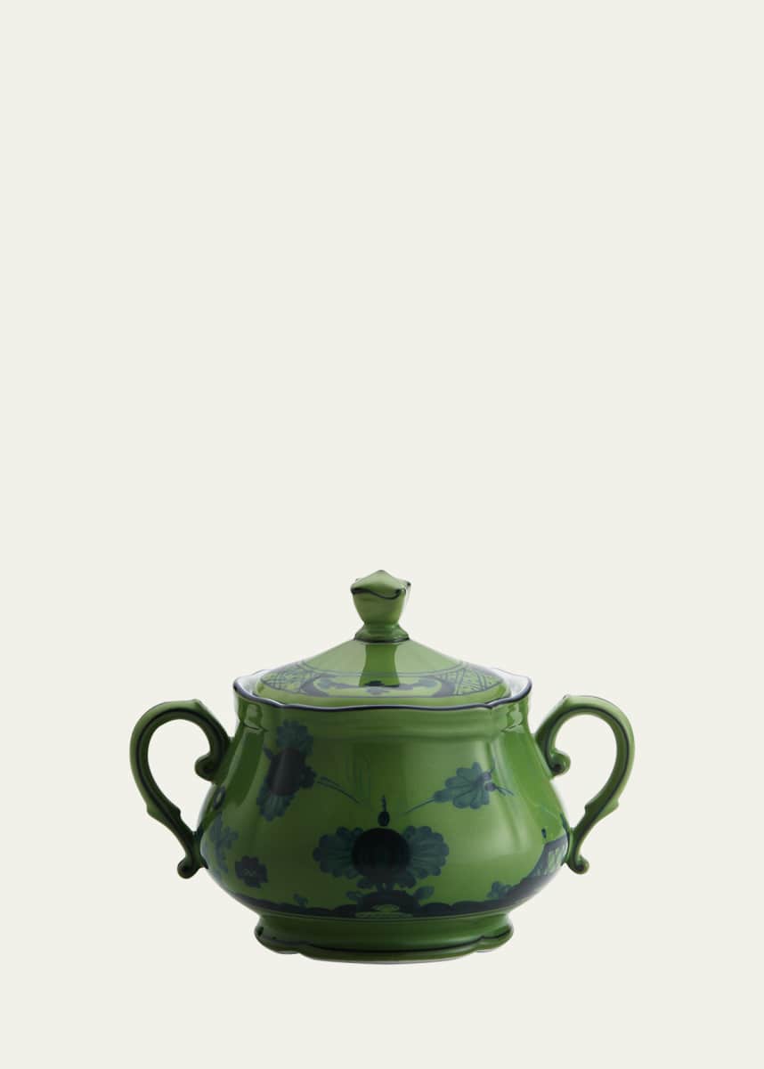 GINORI 1735 Oriente Italiano Sugar Bowl With Cover